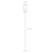 Z-Lite Sheridan 1 Light Outdoor Post Mounted Fixture, Black And Seedy 594PHBS-536P-BK - alternate 8